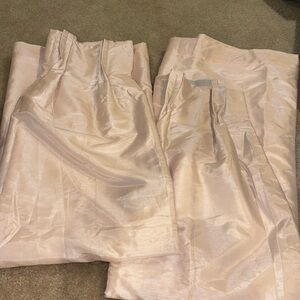 Pottery barn kids pbk scarlet French pleat blackout curtains set of 2